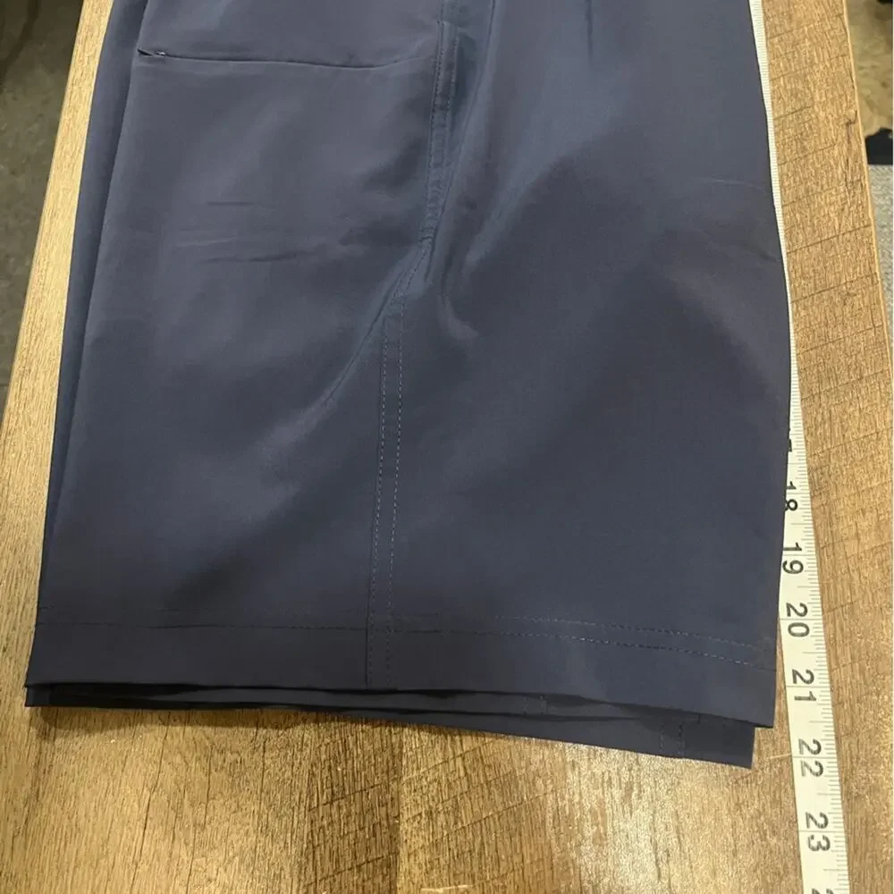 Columbia Navy Shorts Men XL Water Simple Beach Island Travel Coastal Casual New